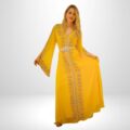 Graceful Mauve Kaftan