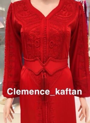 Draped in Red, Defined by Elegance