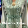 Grace in Every Thread – Mint Green Moroccan Kaftan